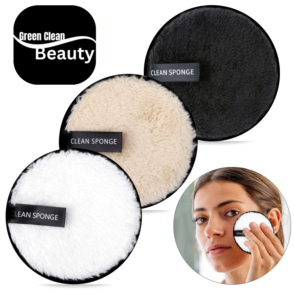 Soft Fiber Reusable Makeup Removal Pads | 3 Pack